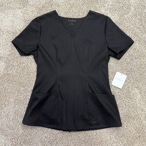 Jaanuu Zip Back Contour Scrub Top